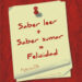 Saber leer + saber sumar = felicidad